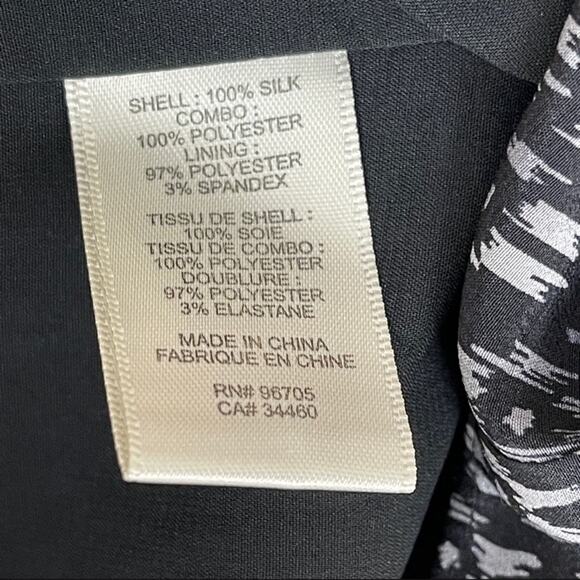 Rebecca Taylor Box Step Silk Dress Size 2 - Picture 11 of 11